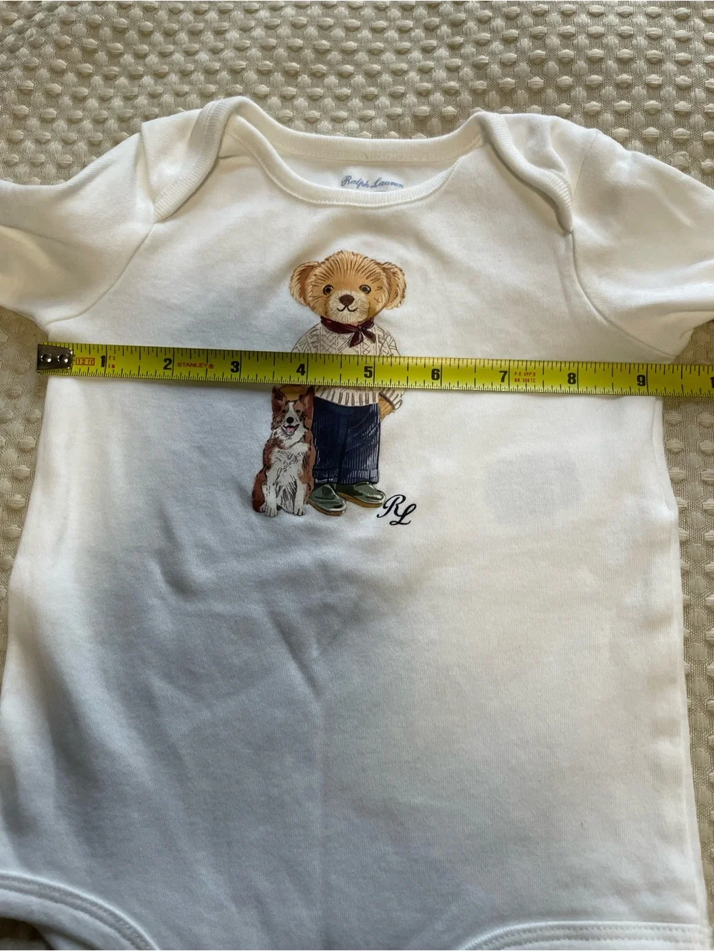 Polo Ralph Lauren Baby Bodysuit and Blanket Set